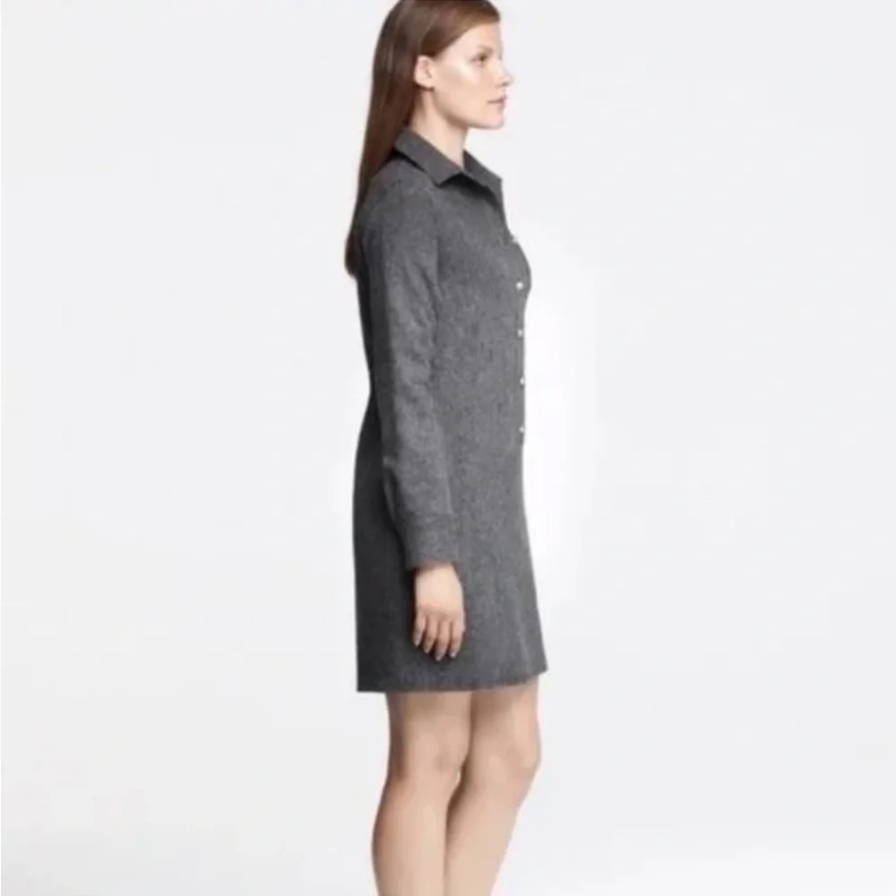 J. Crew herringbone shirt dress